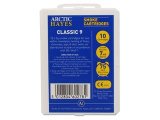 ARCTIC HAYES 333009 CLASSIC GREY SMOKE CARTRIDGES 9G (PACK 10)