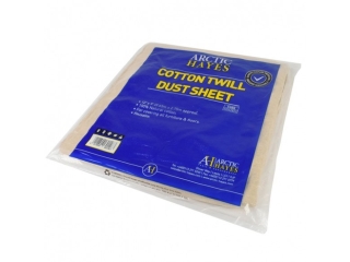 ARCTIC HAYES AD62822 COTTON TWILL DUST SHEET (12' X 9')