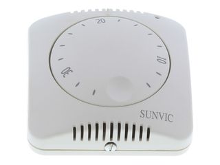 SUNVIC TLX9201 SILVER EFFECT ROOM THERMOSTAT