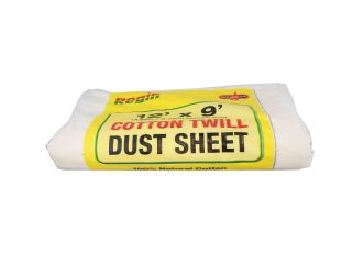 Regin REGM34 Cotton Twill Dust Sheet (12' x 9')