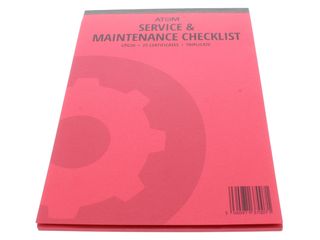 Atom Service & Maintenance Record - Domestic - Pack of 25