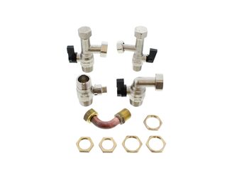 BAXI 720056201 KIT TAPS & LOCKNUTS COMBI