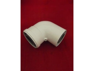 HALSTEAD FLUE IN LINE ELBOW 93DEG