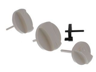 Vaillant Grey Knobs - 3 Knobs