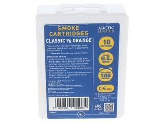 1640095 Arctic Hayes 334009 Hi Viz Orange Smoke Cartridges 9g Pack 10