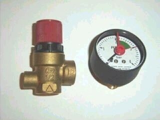 JOHNSON AND STARLEY S00915 PRESSURE RELIEF VALVE WITH GUAGE