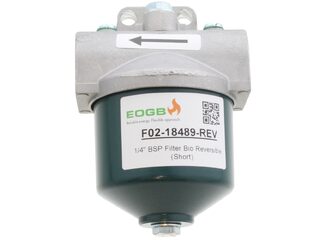 EOGB F02-18489-REV Bio Filter Complete (Reversible) - 1/4" BSP - Short