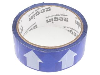 Regin REGA46 Blue/White Arrow Direction Tape - 33M