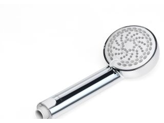 AQUALISA 901503 90MM HARMONY SHOWER HEAD - CHROME/LIGHT GREY