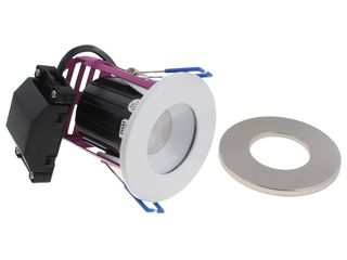 ROBUS RRA084060-01 RAMADA 8.5W IP65 FR DIM CW DOWNLIGHT WHITE CHROME