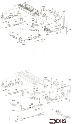 Exploded Diagram for CONNECTION PIPEWORK