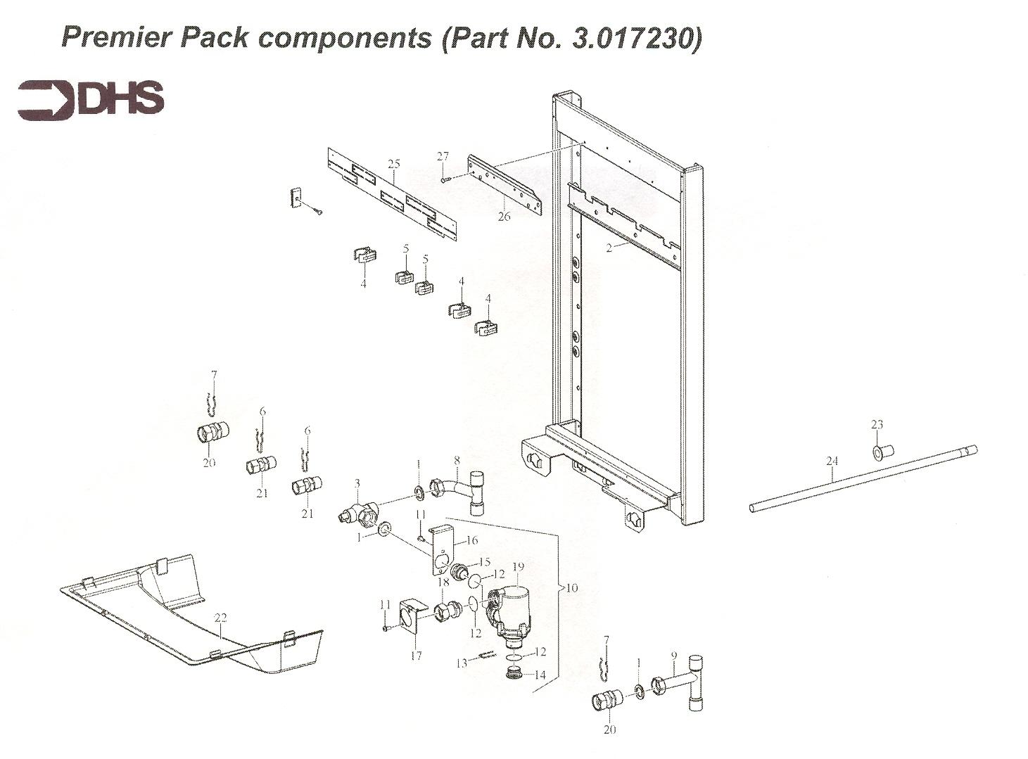 Exploded Diagram for ELECTRICAL WIRING ASSY