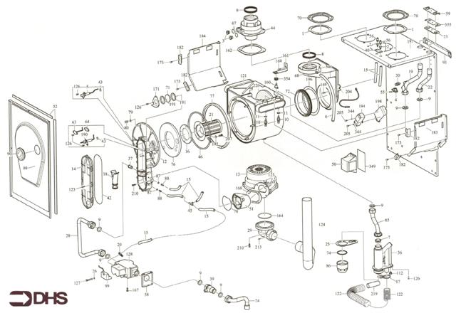 Exploded Diagram for BOILER COMPLETE