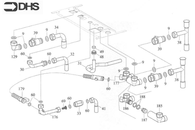 Exploded Diagram for CONNECTION PIPEWORK