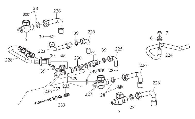 Exploded Diagram for PIPE FITTINGS