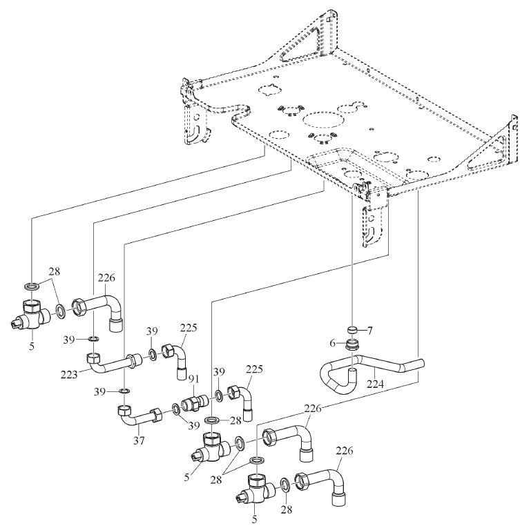 Exploded Diagram for SEAL KITS/WIRING