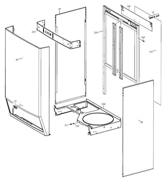 Exploded Diagram for CASE ASSEMBLY