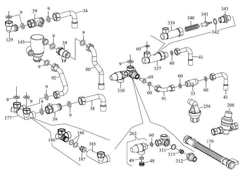 Exploded Diagram for CONNECTION PARTS