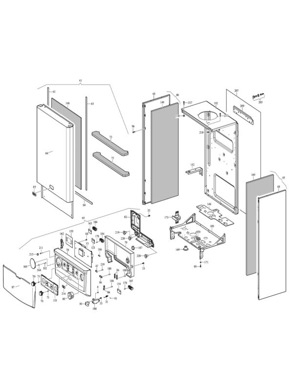 Exploded Diagram for CASING