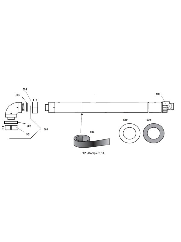 Exploded Diagram for FLUE