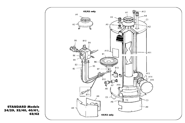 Exploded Diagram for BOILER ASSEMBLY