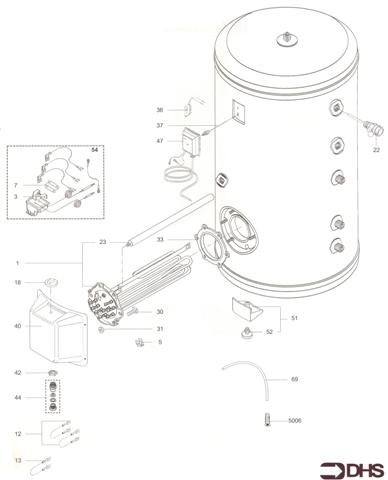 Exploded Diagram for COMPLETE MODEL