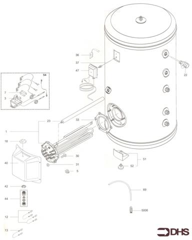 Exploded Diagram for COMPLETE MODEL