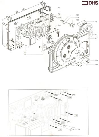Exploded Diagram for ELECTRICAL BOX