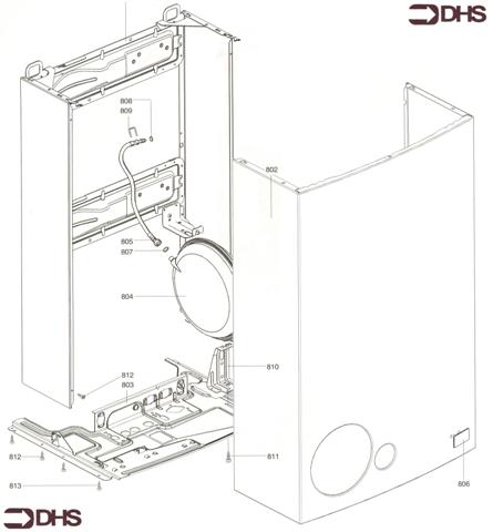 Exploded Diagram for CHASSIS-FRONT CASE