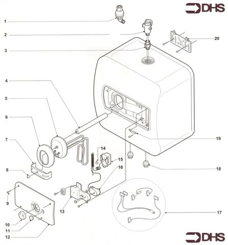 Exploded Diagram for COMPLETE MODEL