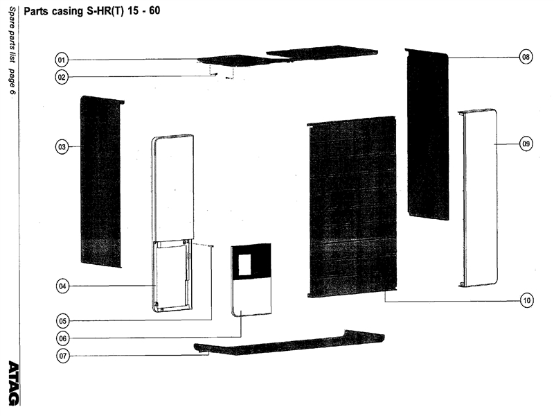 Exploded Diagram for CASING ASSY