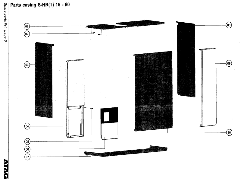 Exploded Diagram for CASING ASSY