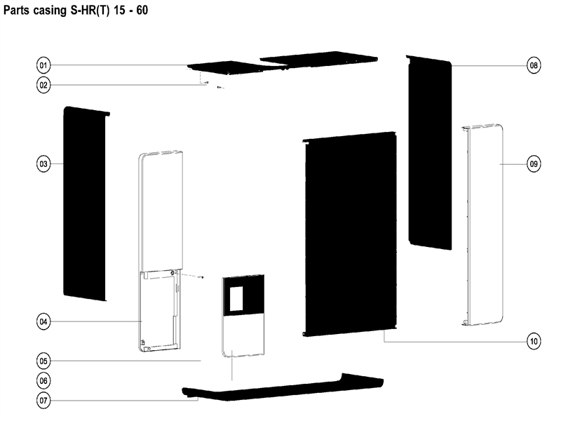 Exploded Diagram for CASING ASSY