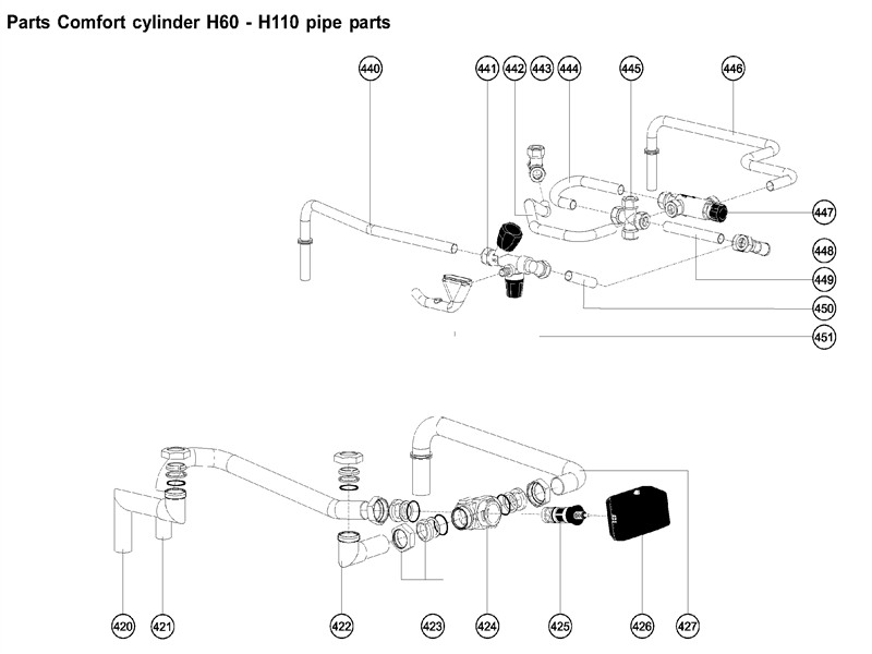 Exploded Diagram for PIPE PARTS