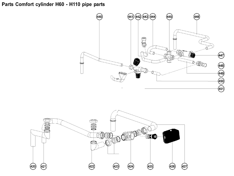 Exploded Diagram for PIPE PARTS