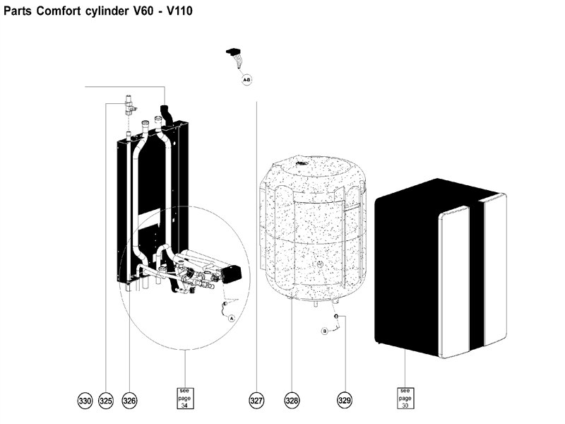 Exploded Diagram for COMFORT CYLINDER