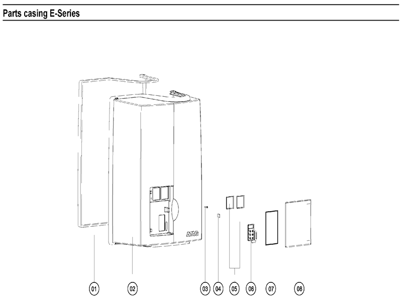 Exploded Diagram for CASING ASSY
