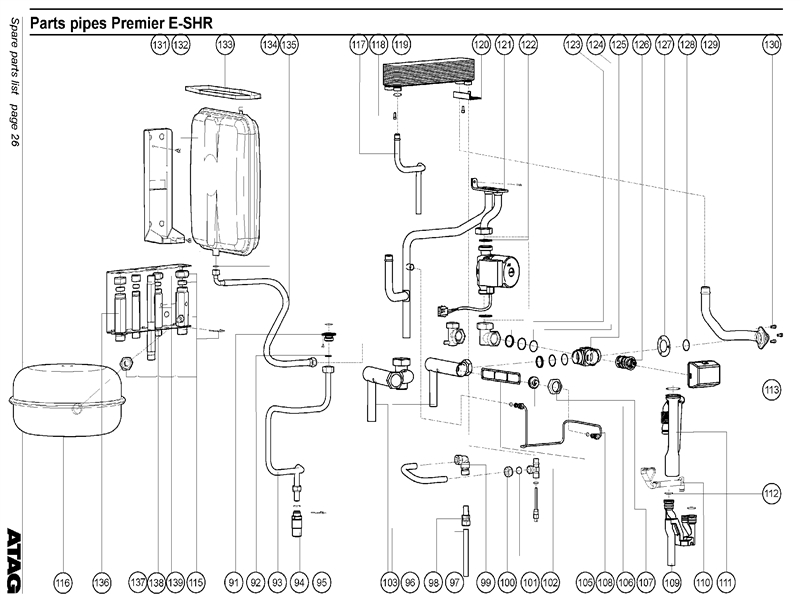 Exploded Diagram for PIPES