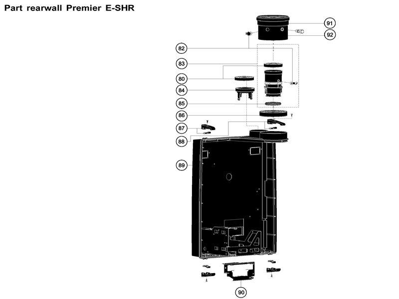 Exploded Diagram for REAR WALL