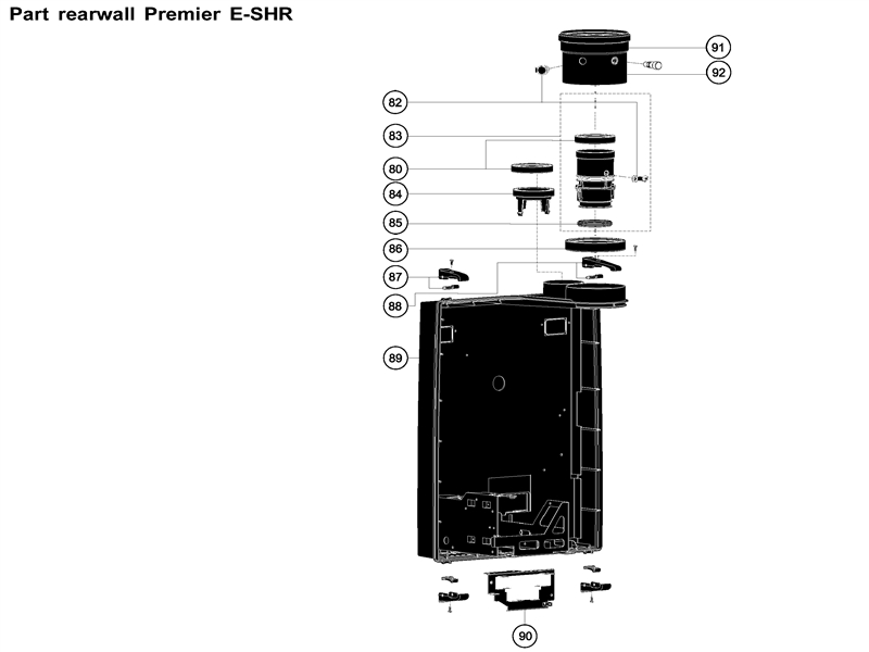 Exploded Diagram for REAR WALL