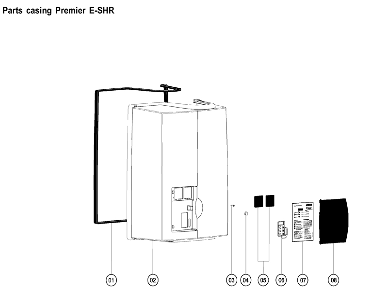 Exploded Diagram for CASING ASSY