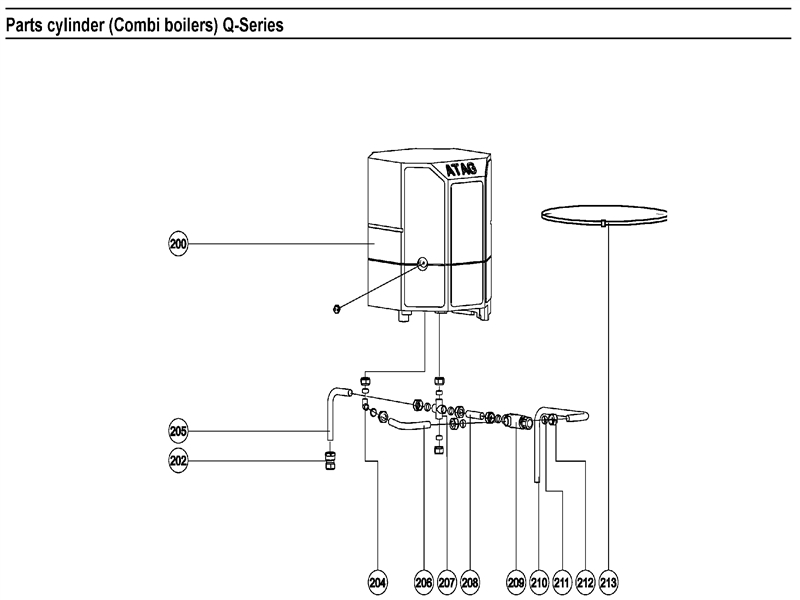 Exploded Diagram for CYLINDER