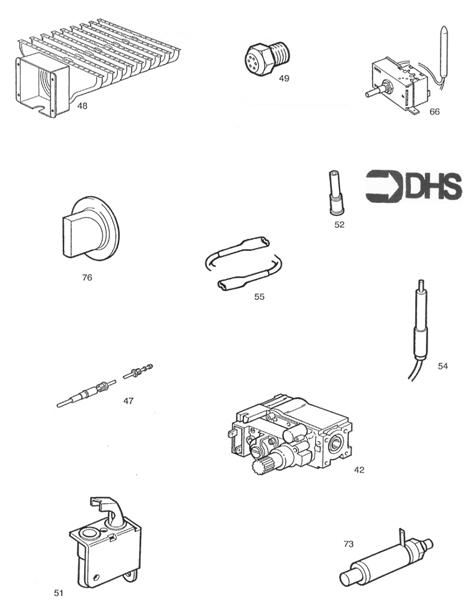 Exploded Diagram for SHORT PARTS LIST