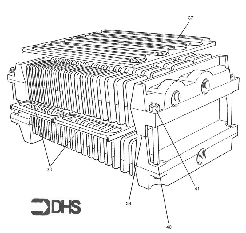 Exploded Diagram for HEAT EXCHANGER