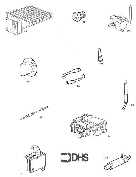 Exploded Diagram for SHORT PARTS LIST