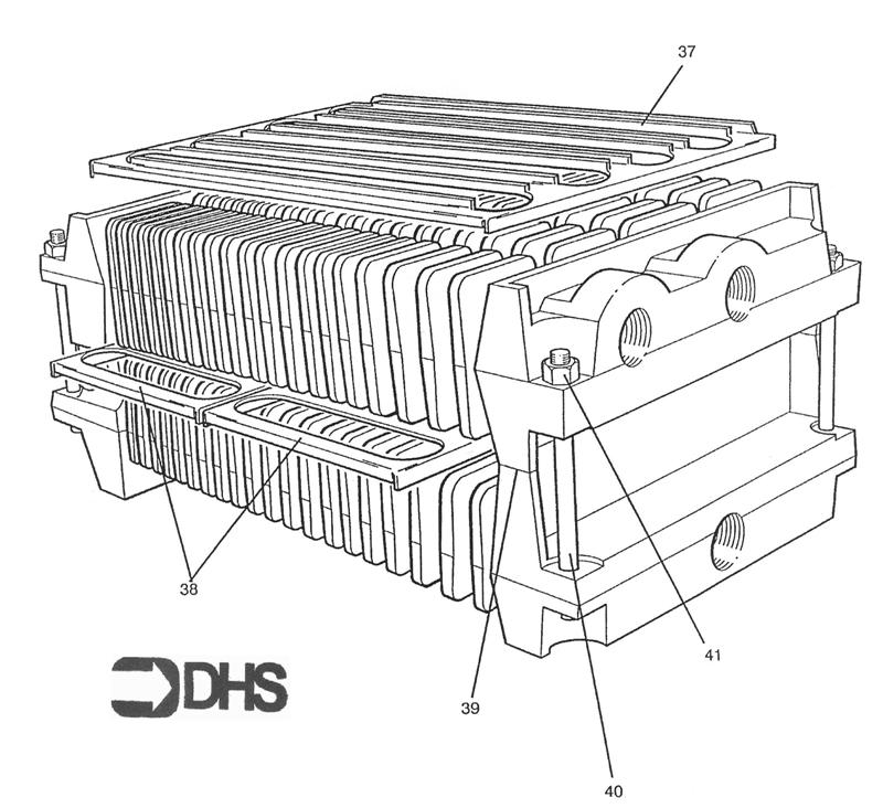 Exploded Diagram for HEAT EXCHANGER