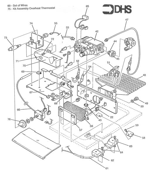 Exploded Diagram for BURNER & CONTROL