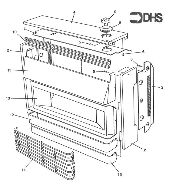 Exploded Diagram for OUTERCASE ASSY