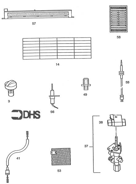 Exploded Diagram for SHORT PARTS LIST