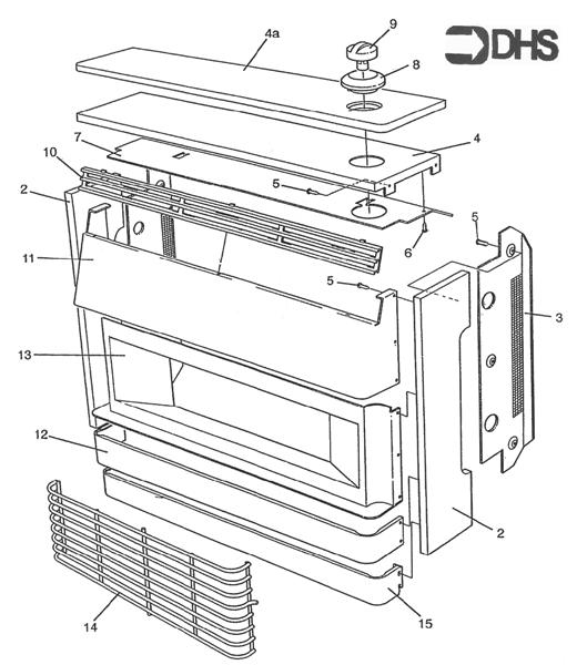 Exploded Diagram for OUTERCASE ASSY